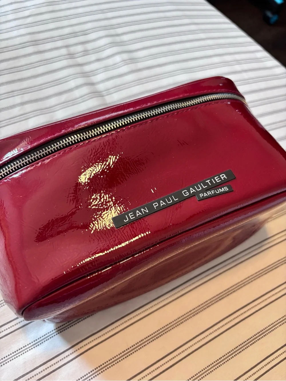 Jean Paul Gaultier Red Cosmetic Vanity Bag
